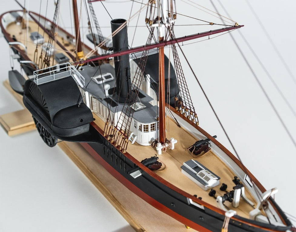 USCG Harriet Lane Steam Paddle Cutter & Gunboat 1857 1:96 Scale
