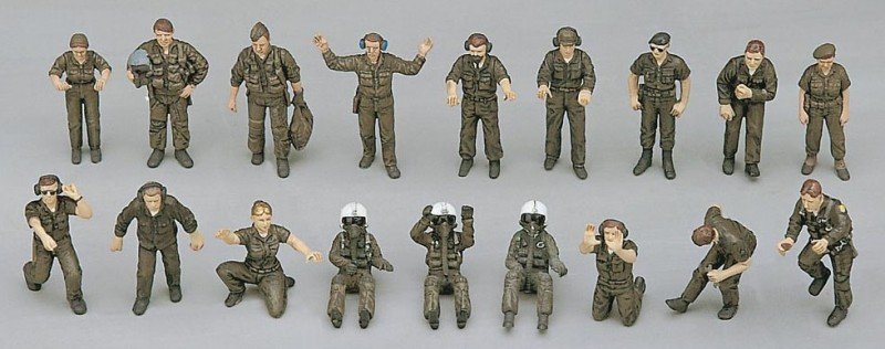 Hasegawa - Us Pilot/Ground Crew Set 1:48