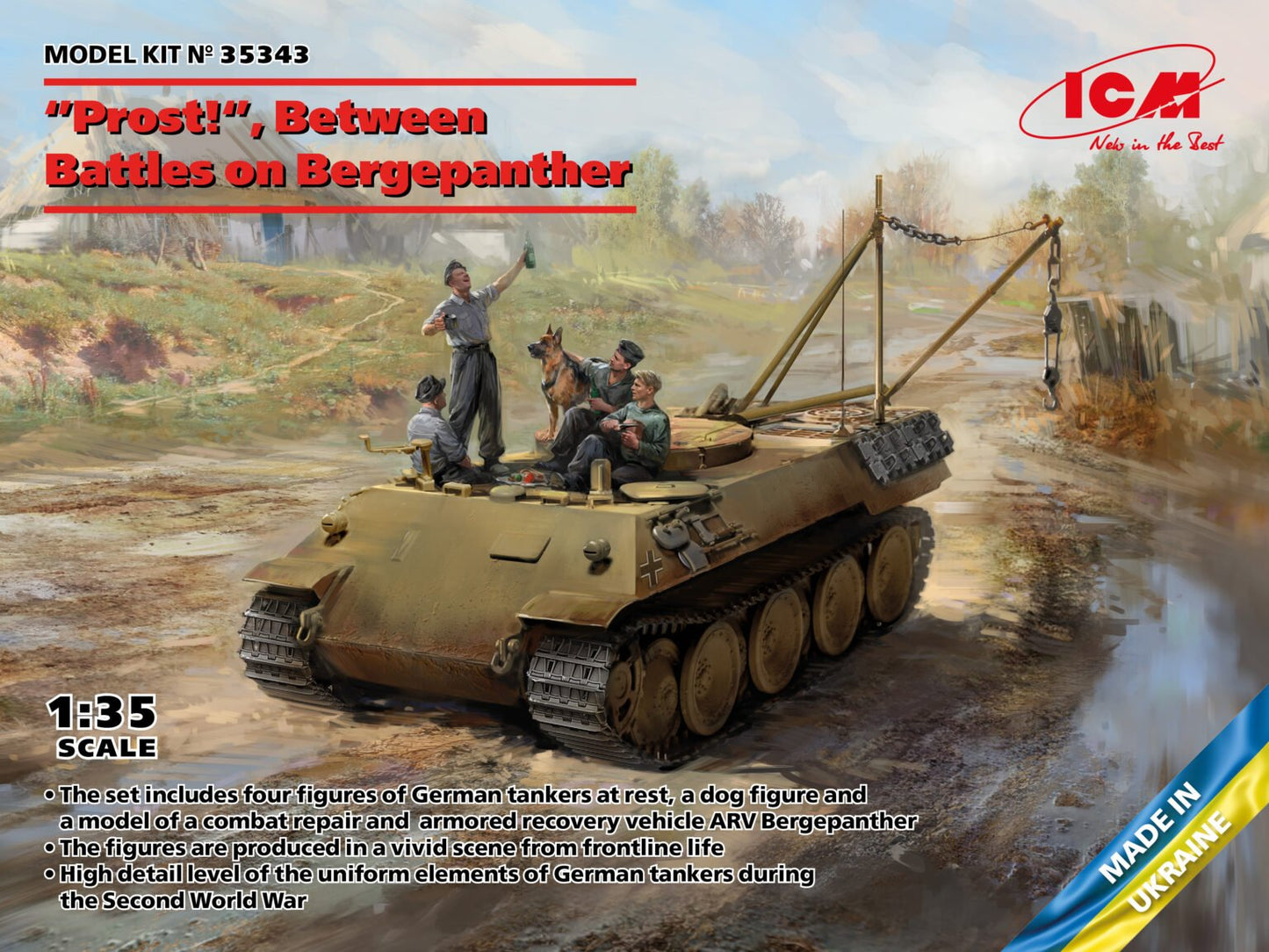 ICM - Prost Between Battles on Bergepanth 1:35