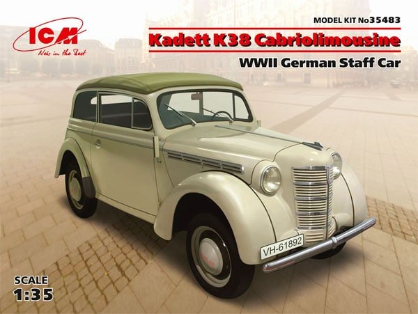 ICM - WWII German Kadett K38 Conv Staff Car:35