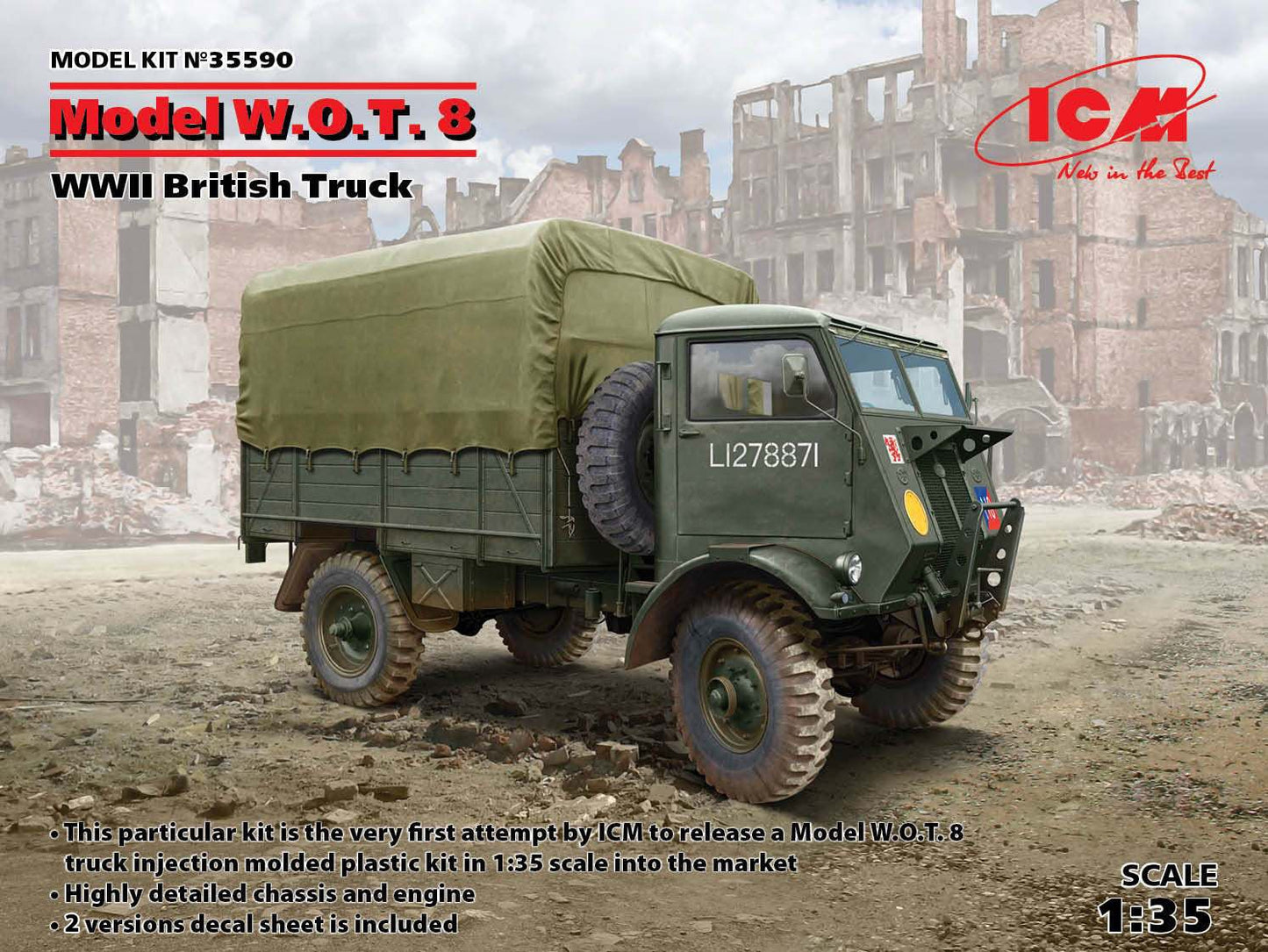 ICM - WWII British Model WOT 8 Truck 1:35