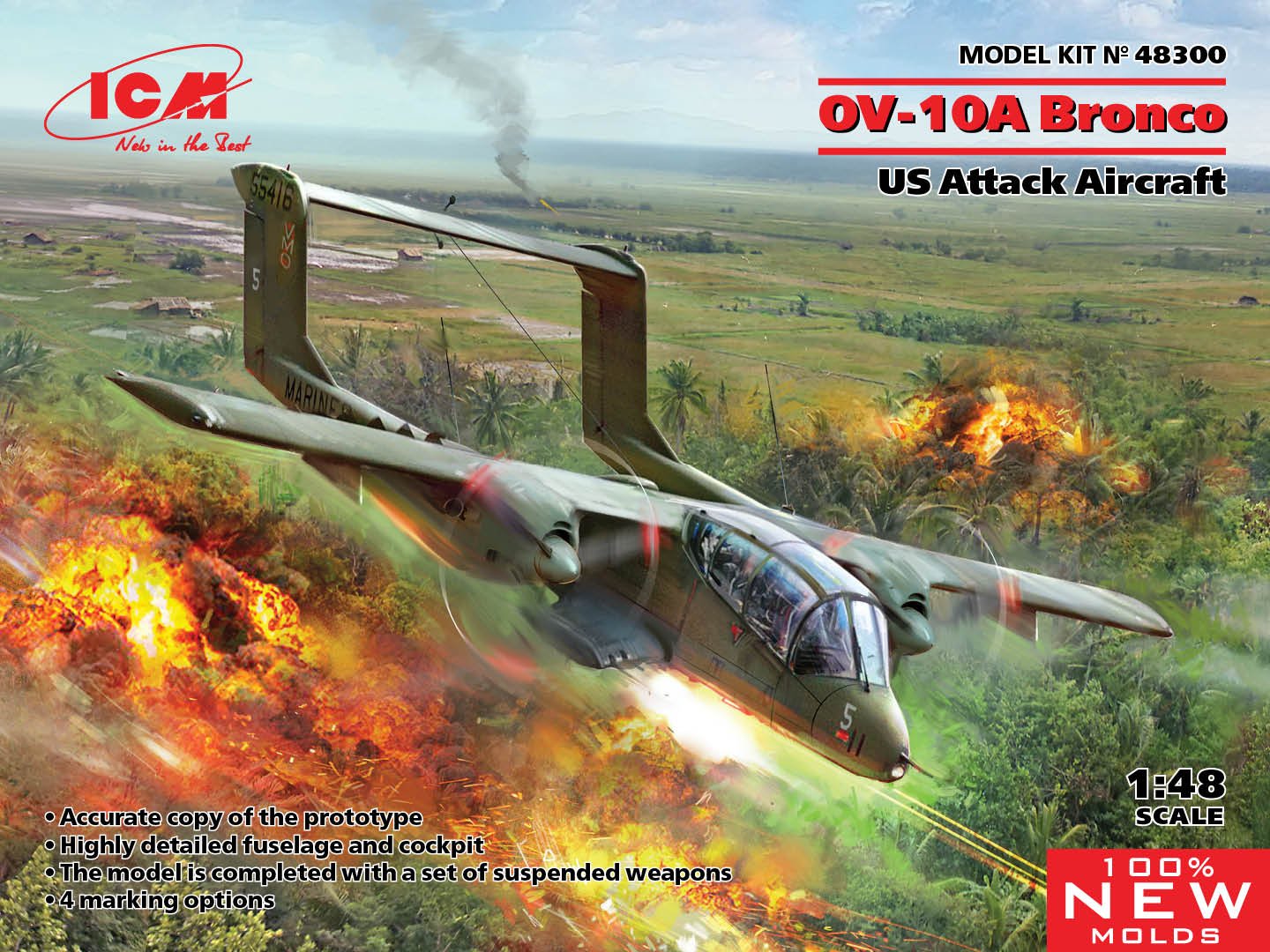 ICM - US OV-10A Bronco Attack Aircraft 1:48