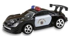 Imex - 1:58 R/C Police Car Black 2.4g