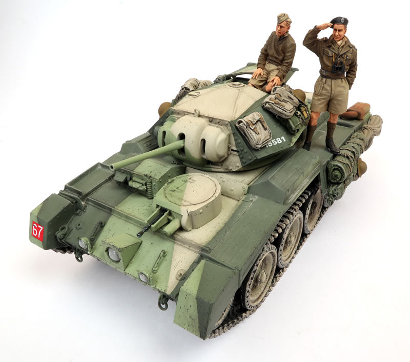 Italeri - CRUSADER MK.III W/BRITISH TANK CREW 1/35 1/35 Scale