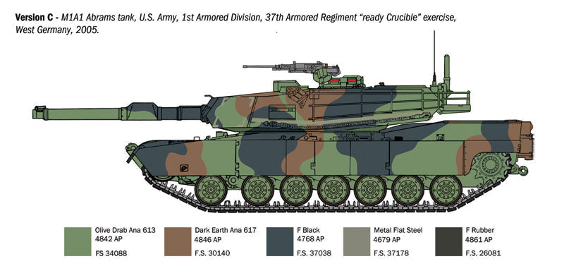 Italeri - 1:35 M1A1/A2 Abrams