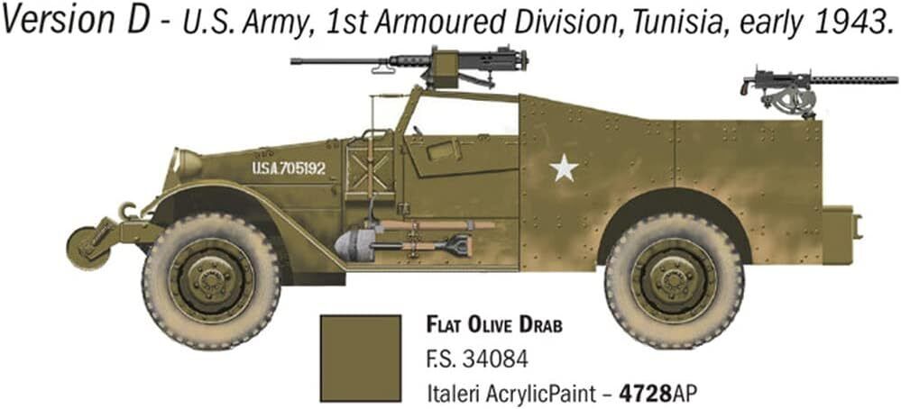 Italeri - 1:72 M3A1 Scout Car