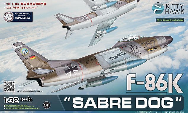 Kitty Hawk - F-86K Sabre Dog 1:32