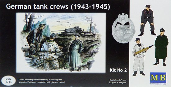 MB - German Tank Crew Set 2 1:35