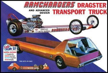 MPC - Ramchargers Dragster & Transporter 1:25