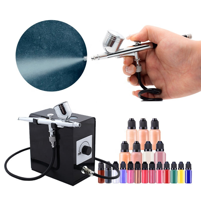 Compact Double-Action Airbrush Set