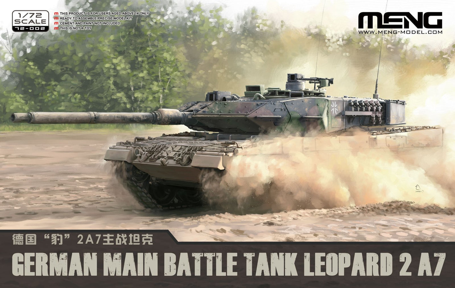 Meng - Leopard 2A7 MBT 1:72