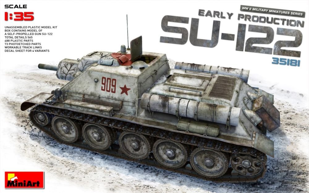 Mini Art - WWII Soviet Su85 Mod 1943 SP Gun 1:35