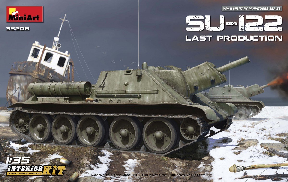 Mini Art - Su-122 Last Production Interior Kit 1:35
