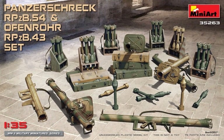 Mini Art - Panzerschreck RPzB54 & Rocket Launch :35