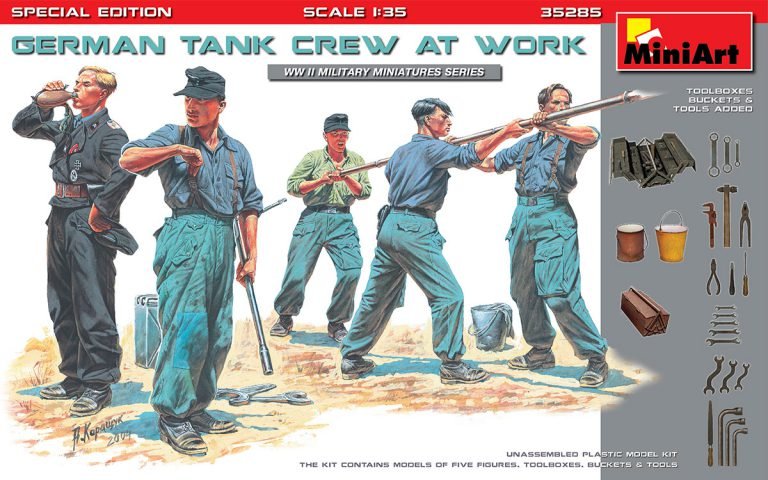 Mini Art - German Tank Crew at Work 1:35