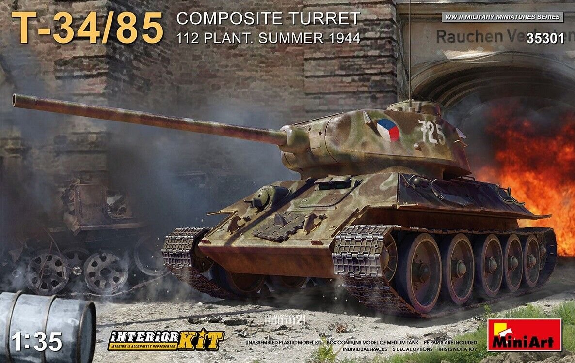 Mini Art - T-34-85 Composit Turret 112 Plant 1:35