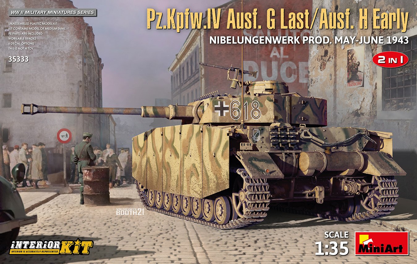 Mini Art - PzKpfw IV Ausf G/H Nibelungen w/int 1:35
