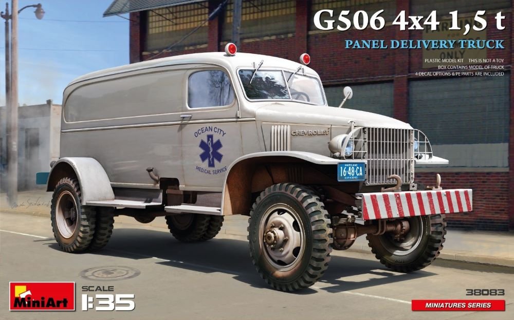 Mini Art - G506 4x4 1.5-ton Panel Truck 1:35