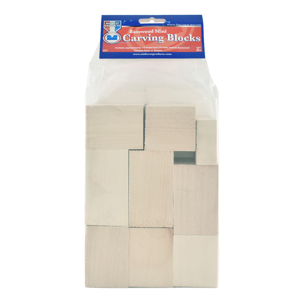 Midwest - Mini Basswood Carving Blocks
