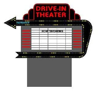 Miller Eng. - Ho/N Drive-in Movie Sign