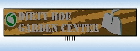 Miller Eng. - HO/N Small Dirty Hoe Billboard