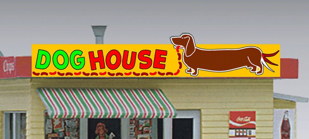 Miller Eng. - 0/Ho Dog House Sign