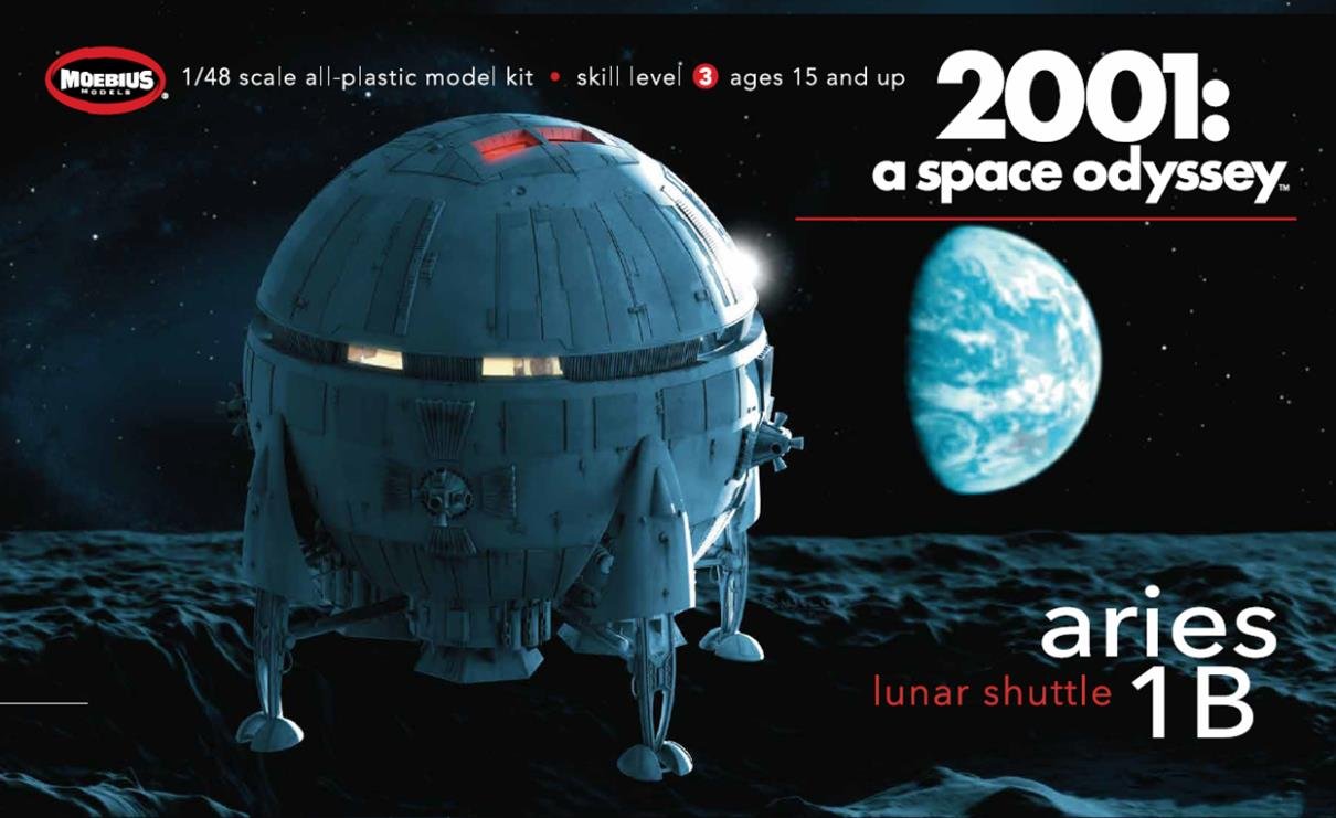 Moebius - 2001 Aries 1B Lunar Shuttle 1:48