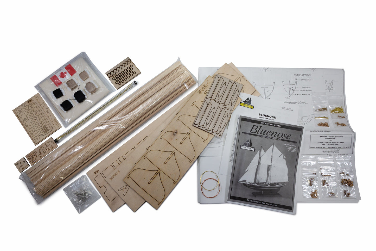 Model Shipways BLUENOSE CANADIAN SCHOONER 1:64 SCALE