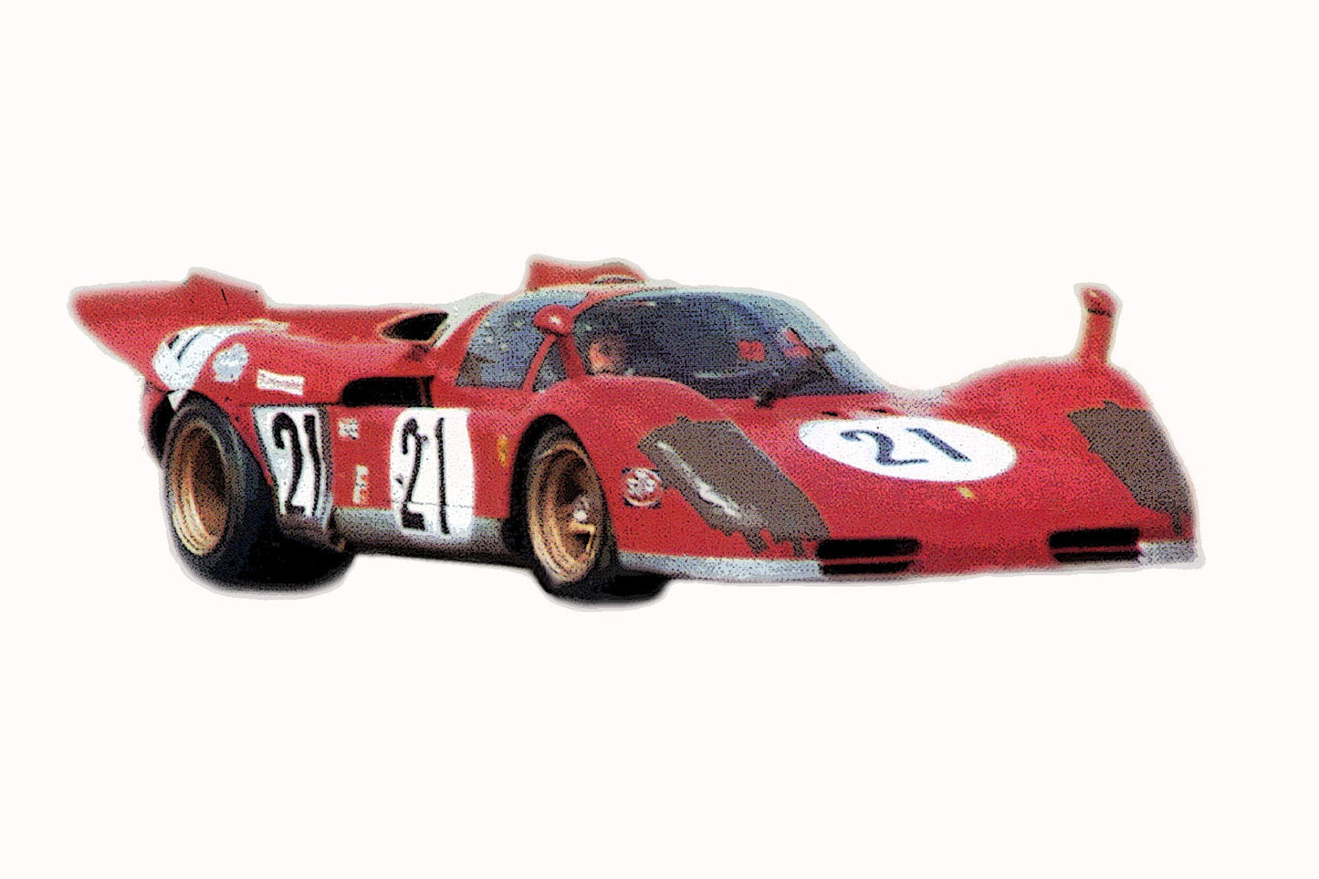 Tameo - MTG003 I.Giunti - N.Vaccarella - M.Andretti Ferrari 512 S 12HRs. Sebring 1970 1/43 Scale