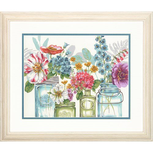 Paint Works - Rainbow Flowers 14 X 11