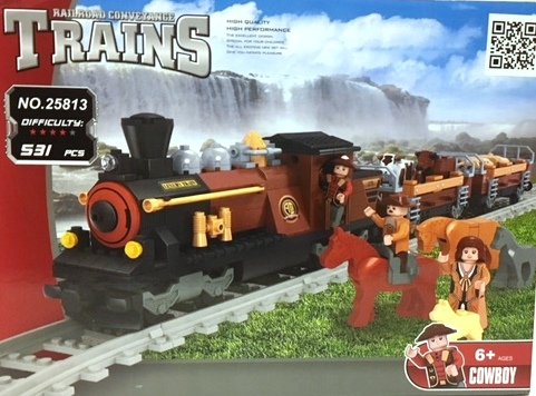 Rr Conveyance Train - Steam Loco W/cattle 531p