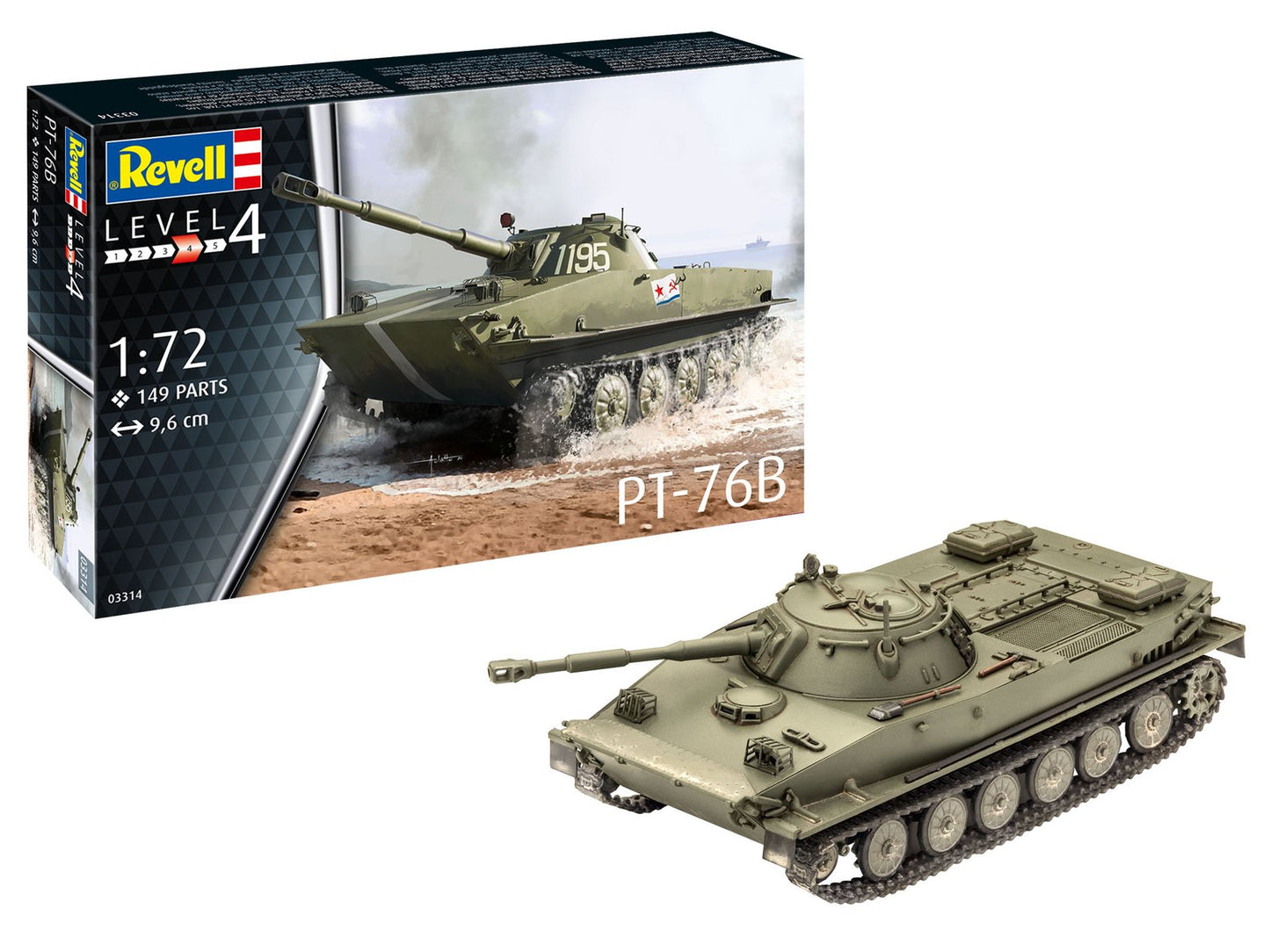 Revell - PT-76B Tank 1:72