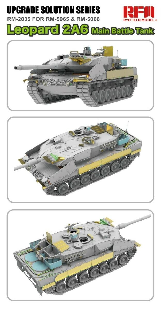 Ryefield - Upgrade for Leopard 2A6 1:35