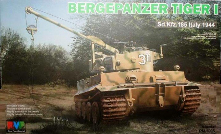 Ryefield - Tiger I BergerpanZer Sd.Kfz.185 '44 1:35