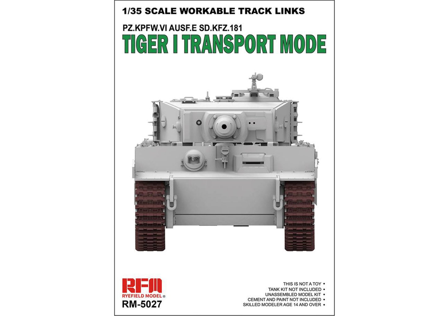 Ryefield - Workable Track Links Tiger I 1:35