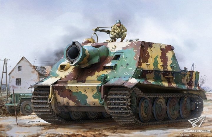 Ryefield - Sturmtiger w/Workable Track Links 1:35