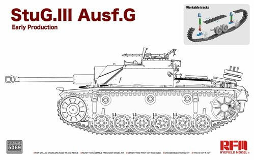 Ryefield - Stug.III Ausf.G Early Prod. w/work 1:35