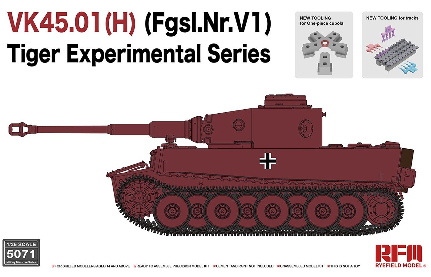 Ryefield - Tiger VK45.01H Experimental 1:35