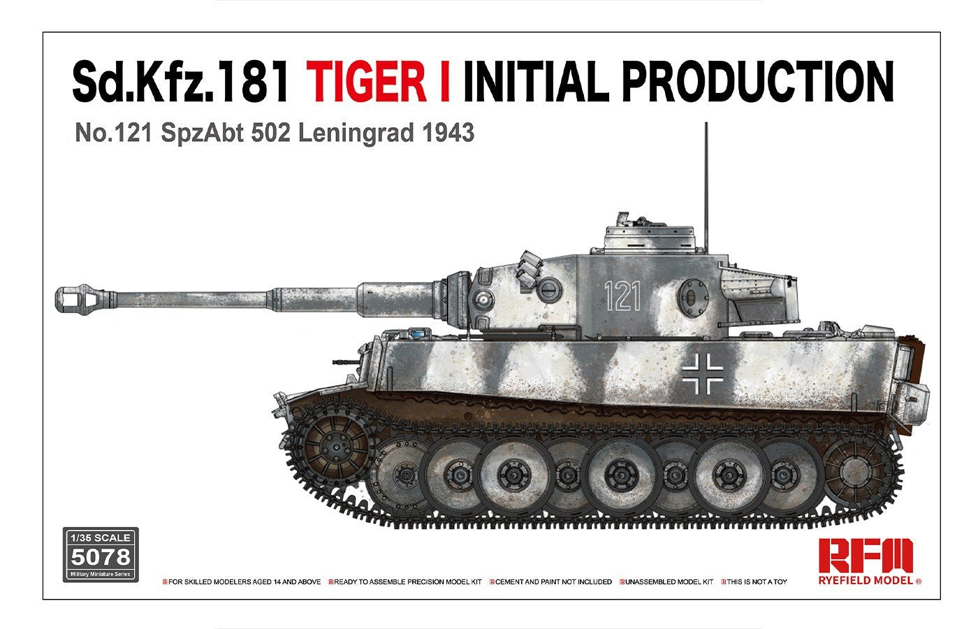 Ryefield - Sd.Kfz.181 Tiger I Initial Prod. 1:35