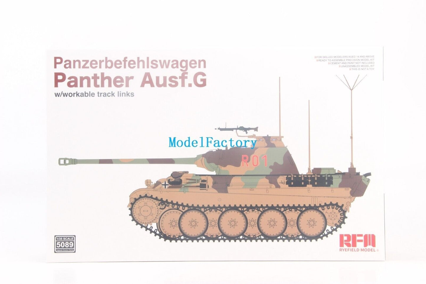 Ryefield - Panzerbefehlswagen Ausf.G w/working 1:35