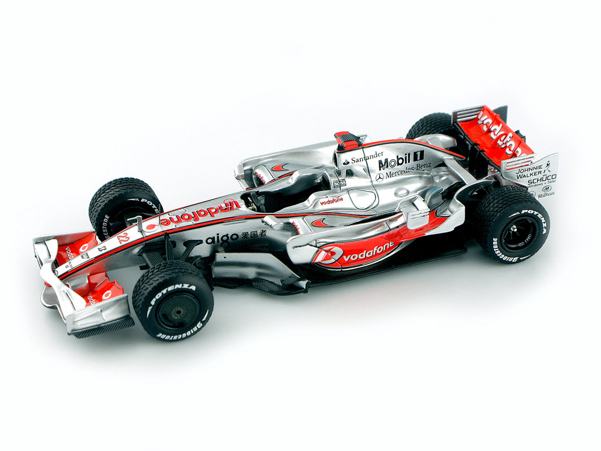Tameo - SLK062 McLaren MP4/23 Mercedes - 2008 - White Metal Car Kit - Scale 1:43, Made in Italy
