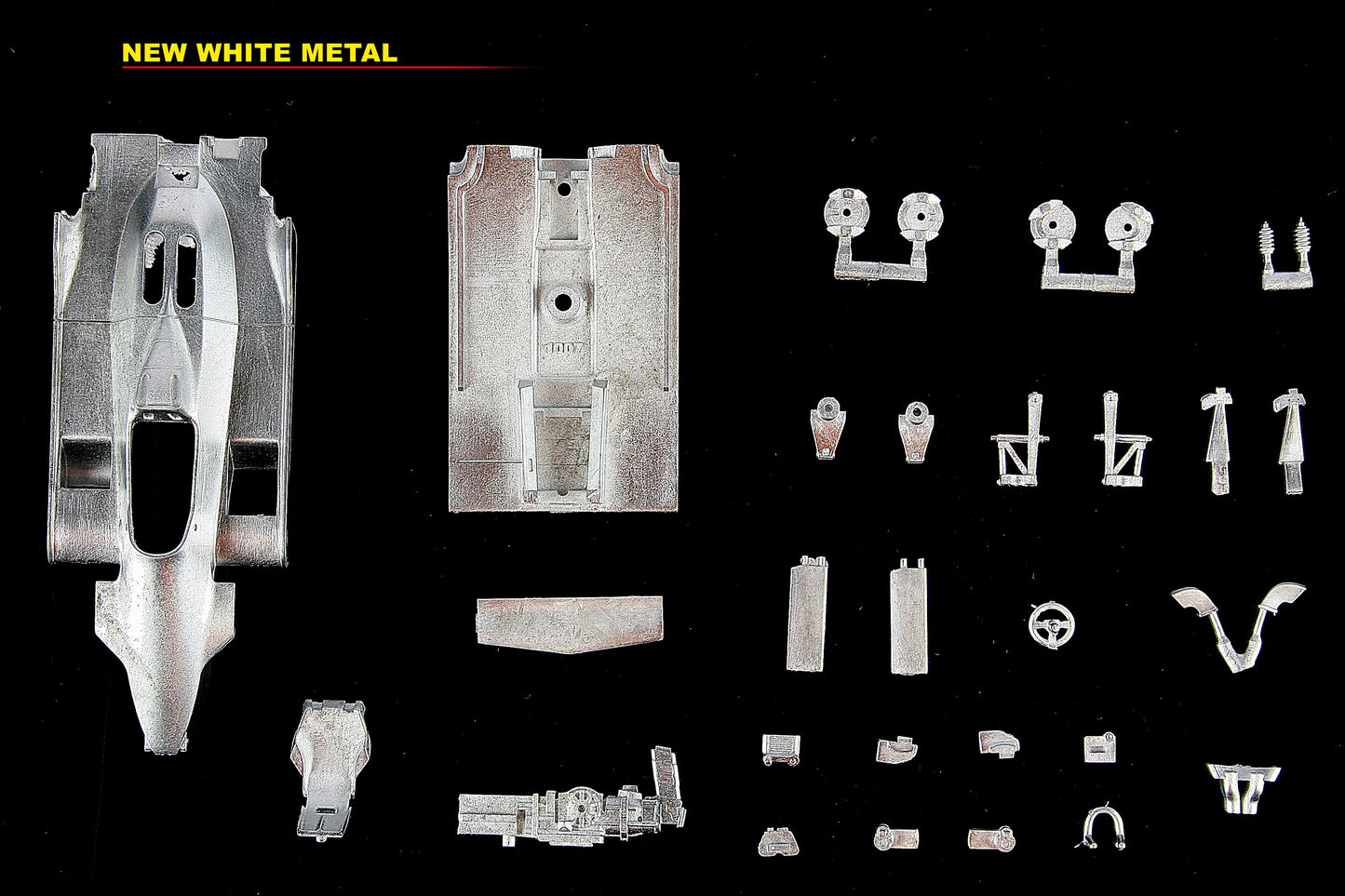 Tameo - SLK064 Williams FW 07C Ford - 1981 - White Metal Car Kit - Scale 1:43, Made in Italy
