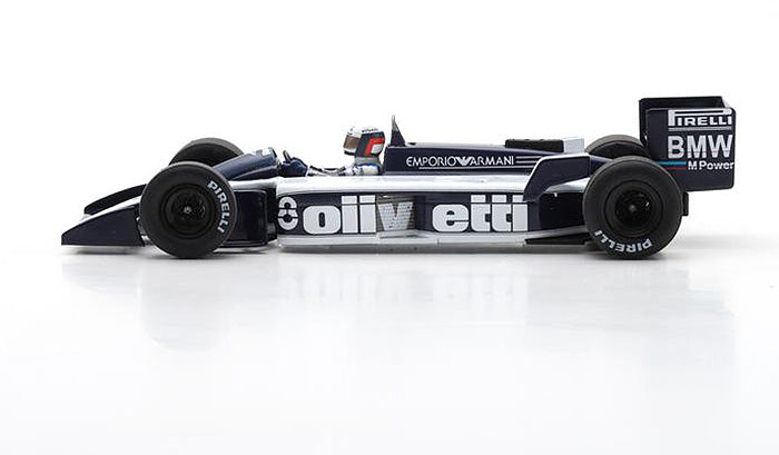 Tameo - TMK267 Brabham BT-55 BMW - 1986 - White Metal Car Kit - Scale 1:43, Made in Italy