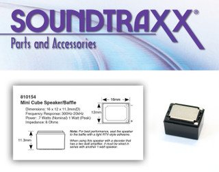 Sound Traxx - Mini Cube Speaker 16X12X11mm 8ohm