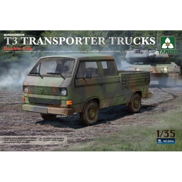 Takom - Bundes T3 Transporter Dbl Cab 1:35