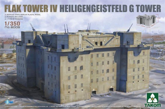 Takom - Flak Tower IV Helligeistfeld G Tower:350