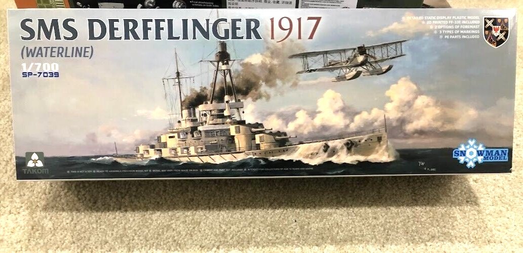Takom - SMS Derfflinger 1917 Waterline 1:700