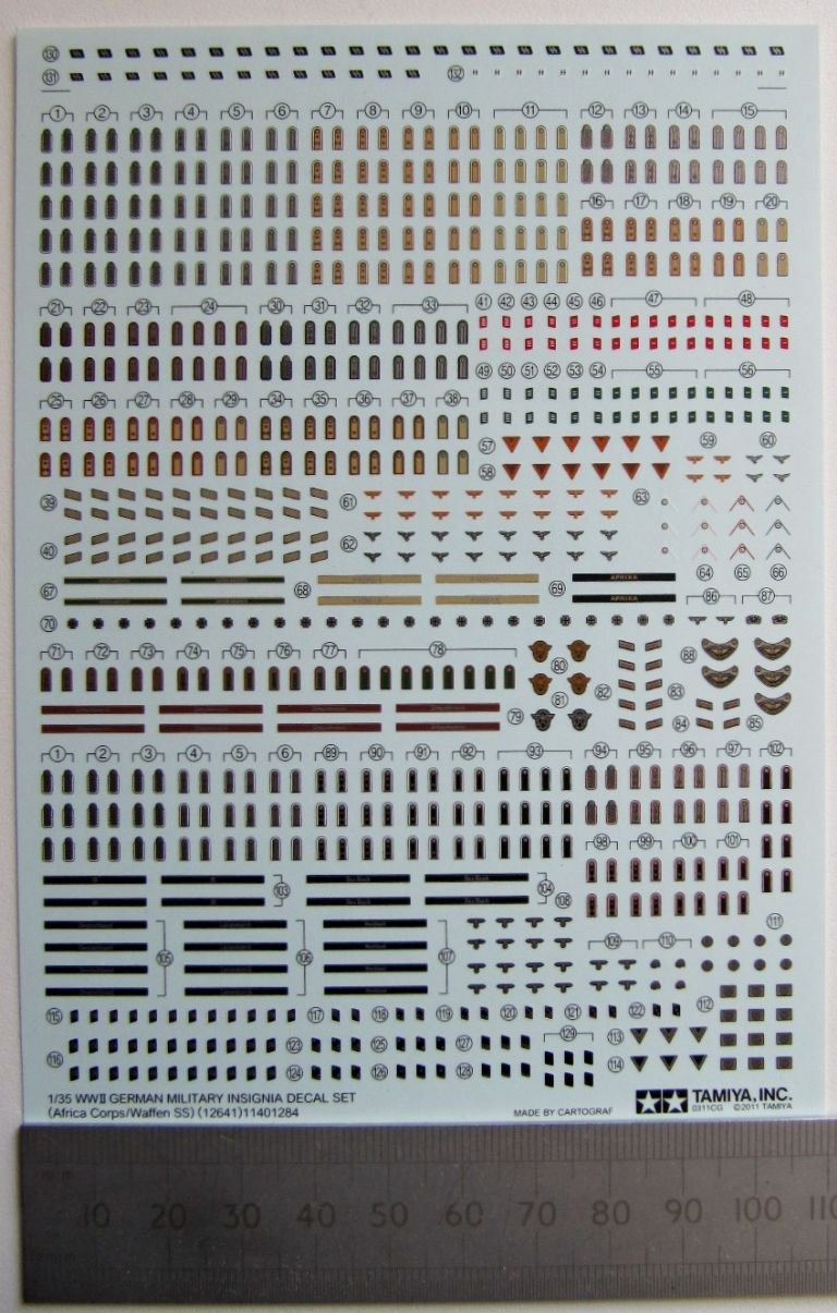 Tamiya - Ww-Ii German Insignia Decal #2