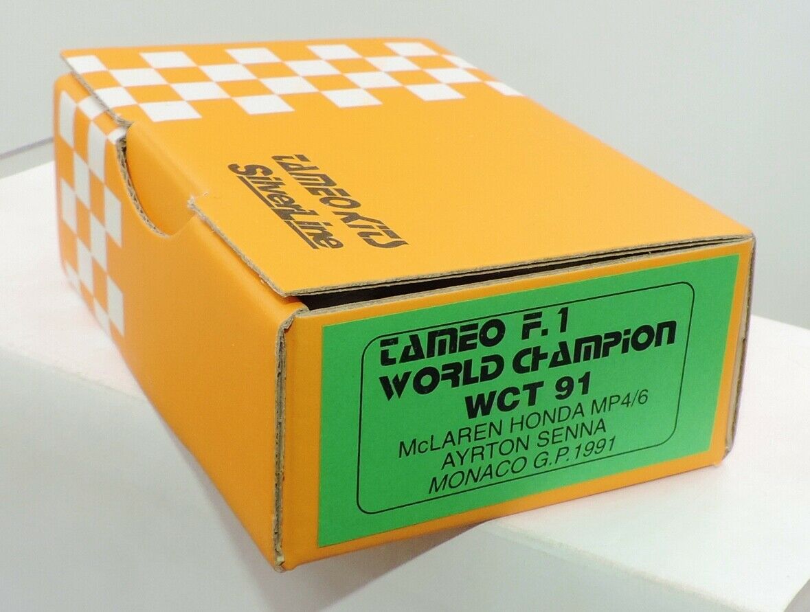 Tameo - WCT 091 McLaren Honda MP4/6 - White Metal Car Kit - Scale 1:43, RP-GB