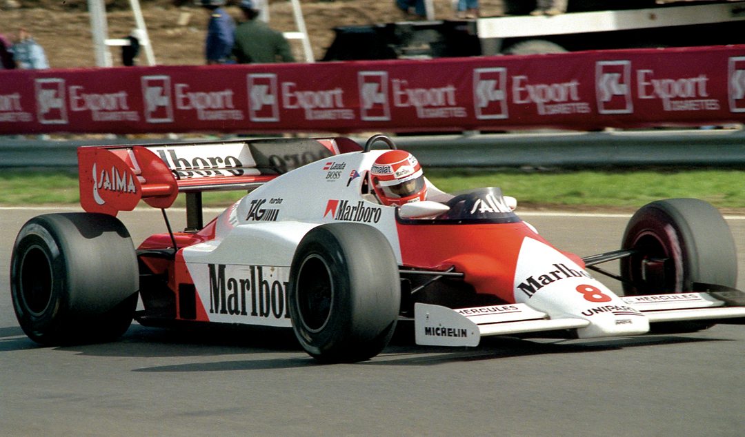 Tameo - WCT084 McLaren MP4/2 TAG - 1984 British Grand Prix - White Metal Car Kit - Scale 1:43, Made in Italy